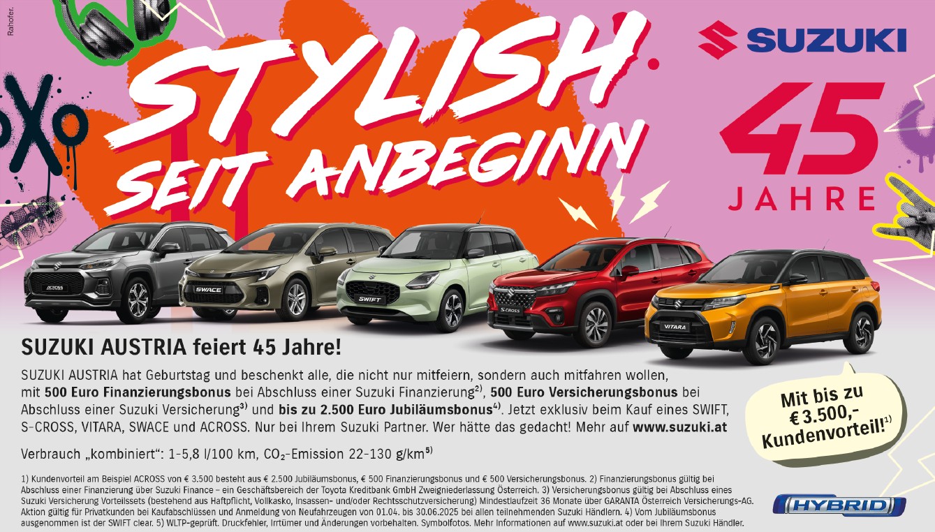 Großer Jubiläumsbonus | Finanzierungs & Versicherungsbonus
