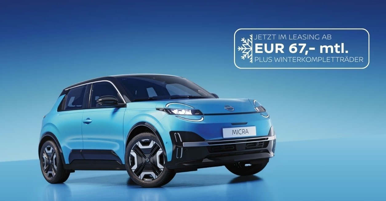 Micra ab € 22.990,- oder € 67,- monat. + Winterkompletträder gratis | Großer Modellbonus | Finanzierungsbonus